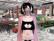 Playful naughty pictures of Luna the girl next door