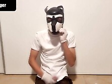 Twink Puppy Cumming And Acting Like A Pup