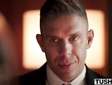 TUSHY Sultry Actress Emily gets DPed by her two co-stars