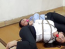 Japanese Cop And Robber Tied