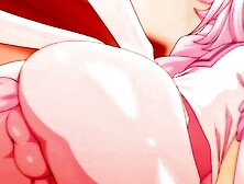 Watch Shimakaze & her tiny tits get covered in cum in this anime hentai!