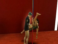 Gay Guys Fucking On Rainbow Stripper Pole