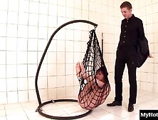 Bondage Alysa Knight anal getting ravished in BDSM