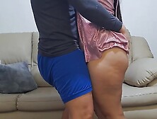 Dancing Stepmother-In-Law Cant Stand The Hard Cock Rubbing Against Her Big Ass And It Gets Very Hot