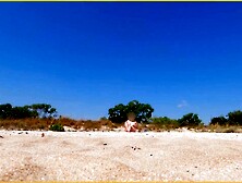 Exhibitionist Wife Beach Voyeur 4k - Fully Bare - Wifey Does