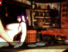 Young Lustful Bigboob Priestess Summons Pleasure - 3D Animation