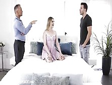 Bae Blonde Convinces Simp Bf Inside Three-Way With His Stepdad - Zerotolerance