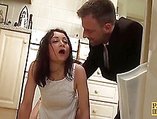 Valentina Bianco In Enjoys Rough Throat Fuck