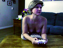 Gamer MILF Fuck and Creampie