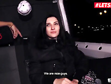 Hot Lost Tourist Picked Up And Fucked In The Car - Violette Price And Alina Lamour