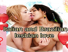 Hot Lesbians Start Having Sex In The Bathroom And Continue In The Bedroom