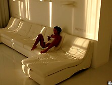 Black Asian Teen jumping on ruddy cock in white room - sexonly. top/fcwcix