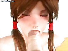 Schoogirl Facialized On 3D Hentai