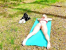 Smeared With Cream,  And Fucked A Married Milf While Her Husband Was Running