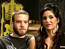 Gia Dimarco Milks Prostate Till Slaveboy Cums Without Her Ever Touching His Cock!