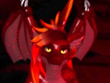 POV futa dragon teasingly strokes your cock before riding it and finishes you off with boobjob (chillout vr)