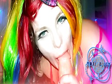 Raver Girl Vapes And Blows - Moxibluez