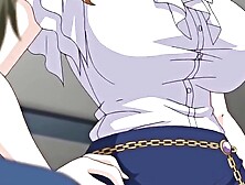 Gorgeously busty office anime babes pussy fucked by their perversely lusty business suites clad bosses