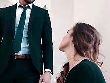 Valentine's Day Surprise For Horny Jocks - Sexy Brunette Teen Fucks Her Boyfriend