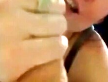 Amateur Blonde Babe Gives Hand Job And Swallows Small Dick In POV Style