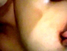 Playing and sucking biggest DDD natural boobs