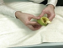 Banana Homemade Sex Toy Tutorial - Guy Dirty Talk Loud Moaning Cum