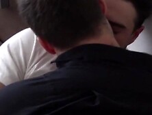 FTM shows his penis massages abilities as he takes on enormous dick