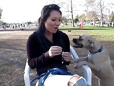 Behind the scenes interview with Asa Akira,  2