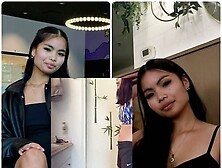 Spy cam horny Asian teen