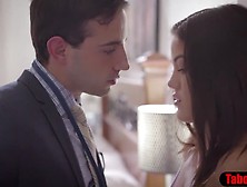 Innocent teen punish fucked by perv census taker