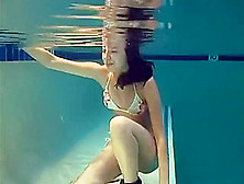 Aquababes modeling audition3 underwater