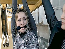 Ashley Leggat Hung Up And Gagged