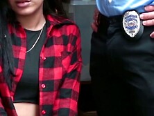 UNEXPECTED TURN OF EVENTS Latina sweetheart Audrey Royal gets REDHOT ROBBED by Justin Magnum