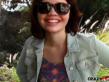 Exotic Latina teen babe Yhivi Kim swallows cum after a fuck