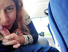 Exhibitionist seduces MILF to Blow & Jerk his Wang in Bus until He Climax