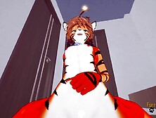 Furry Hentai - Pov Tigress Sucks Cock And Gets Fucked By Fox