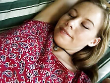 Perfect babe got her tight pussy penetrated in doggy style