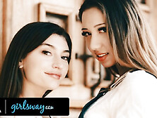 Horny Flower Shop Owner Wants To Finger Her Crush's Pussy So Badly