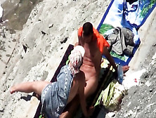 Two Nude Beach Couples Handjobs Voyeur Serie 23