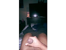 Latino Jerking Off,  Big Cum Shot