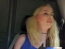 Stranger with cam bangs teen hitchhiker in public