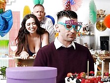 Busty slut Chloe Surreal cheats on her boyfriend