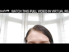 Solo Sweet Alice Lee Masturbation On The Couch With A Gigantic African Dildo In Vr.