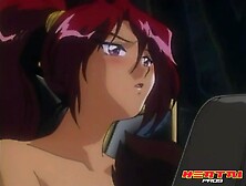 Hentai Pros - Sexy Redhead Miyuki Hungrily Rides A Cock By The Side Of The Road Until She Cums