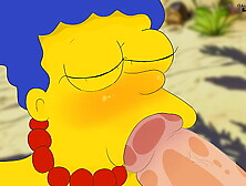 Marge On A Nude Beach !the Simpsons New Animation ಥ ಥ Dsanimatin Anime !