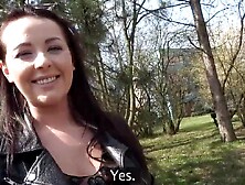 Cute Amateur Girl Agrees To Suck A Cock Outside For Some Cash