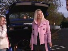 German Teens Parking Fuck in Public