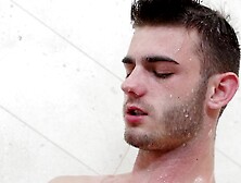 Cute Gay Fella Gets Fucked By His Roommate Inside The Shower