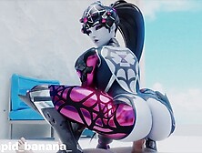 Widowmaker Gives A Reverse Cowgirl Soft Fuck In This Steamy Scene