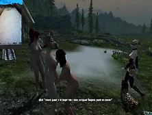 Skyrim Sex Adventures Of A Ravishing Black-Haired Nordka Sexrim 20.  Sexlab.  Part 15